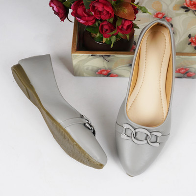PIYARI Bellies For Women(Grey , 7)