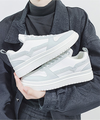 lejano Sneakers For Men(White, Grey , 7)