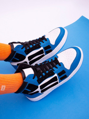 BIG FOX Fly High Genz| Casual Sneakers For Men(Blue , 8)