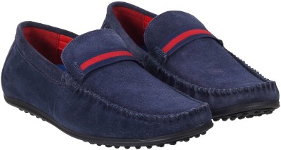 MOCHI Loafers For Men(Navy , 8)