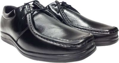 KOXA AM K2 Black 6 – Lite Weight Leather Shoes For Men, Lace Up For Men(Black)