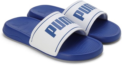 PUMA Men Slides(Blue , 7)