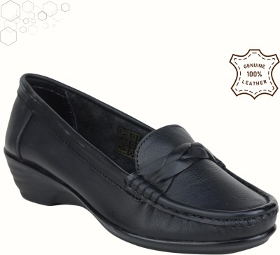 Zoom Shoes Handcrafted Genuine Leather W-2231 Bellies For Women(Black , 2)