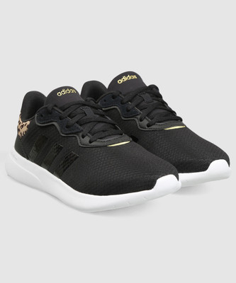ADIDAS QT RACER 3.0 Running Shoes For Women(Black , 4)