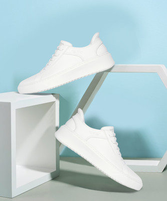 Skechers COURT BREAK - DOUBLE VENTED Casuals For Men(White , 10)