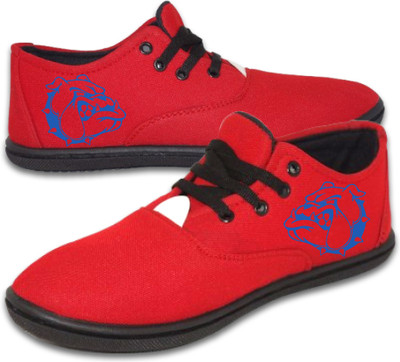 Kenamin Stylish Casual Shoes for Men and kids Casuals For Men(Red, Blue , 9)