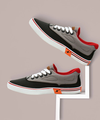Sparx SM 322 | Stylish, Comfortable | Sneakers For Men(Black, Grey , 8)