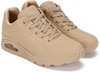 Skechers Uno - Stand On Air Sneakers For Women(Beige , 5)