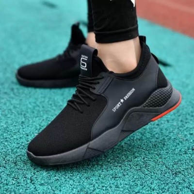 LNT FASHION Comfortable Lace Up Trending Casual Sport Shoe for Men and Boys Casuals For Men(Black)