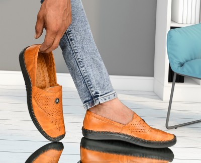 Juta Comfortable Premium Stylish Unique Trendy Popular .KUS1899_TAN for Men Loafers For Men(Tan)