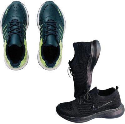 Plama Stylish Casual Shoes for Men – Perfect for Daily Wear Casuals For Men(Multicolor, Black , 8)