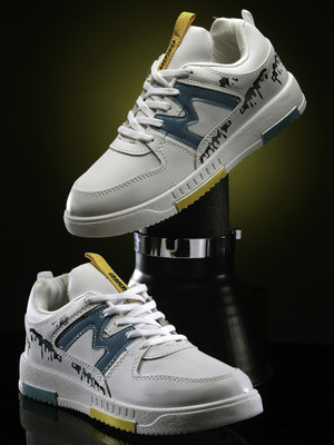 asian Sneakers For Men(White , 9)