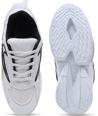 STREETLOOK WHITE HIGH PREMIUM QUALITY Running Shoes For Men Sneakers For Men(White , 8)