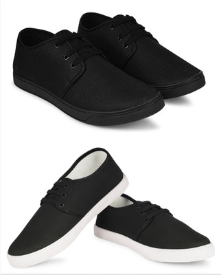 Free Kicks Casuals For Men(Black , 9)