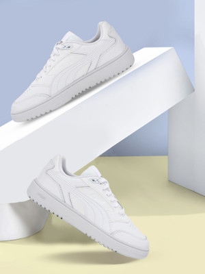 PUMA PUMA Doublecourt Sneakers For Men(White , 8)