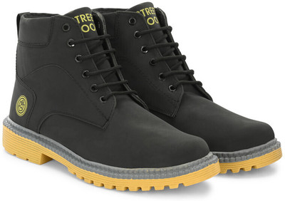 STREETLOOK Second Shift Work Boot For Men's & Boy's High Tops For Men(Black , 6)