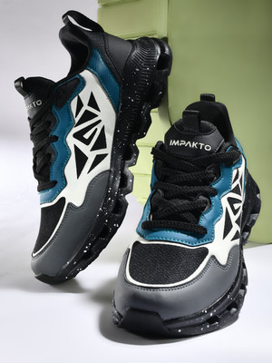 Impakto by Ajanta QuantumLeap Stylish and Comfortable with Lace-Up Closure and Casual Wear Running Shoes For Men(Multicolor , 6)