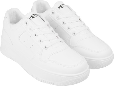 METRO Sneakers For Women(White , 6)