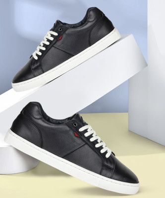 LEE COOPER Leather Casual Lace-Up Stylish Lightweight and Comfortable Daily Wear Sneakers For Men(Multicolor , 8)