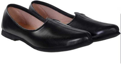 jayman punjabi jutti , nagra , nagra shoes , jutti , jalsa , mojari , rajasthani jutti Jutis For Men(Black , 9)