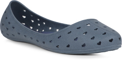 Bata Bata Women's Ballerina Flats – Elegant, Comfortable Everyday Footwear Bellies For Women(Blue , 4)