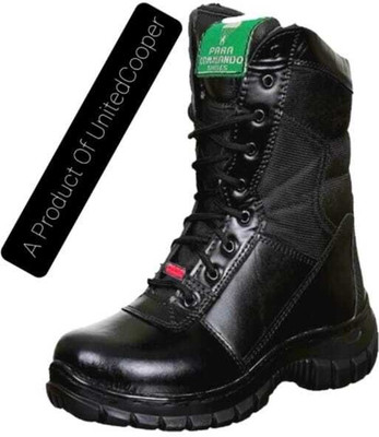 BRONIKA Boots For Men(Black , 10)