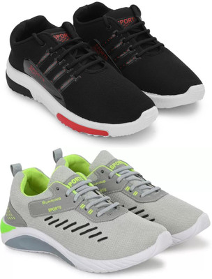 ELASA TY-RUNFREE BLACK NN_GREY TOOFAN Outdoors For Men(Black , 7)