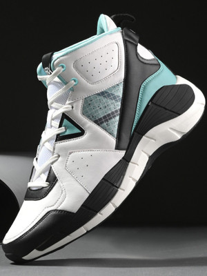 HRX by Hrithik Roshan 119 01 Basketball Shoes For Men(White , 7)