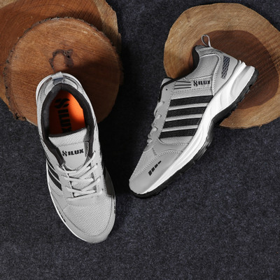Hilux Unique Attractive Running Shoes For Men(Grey , 9)