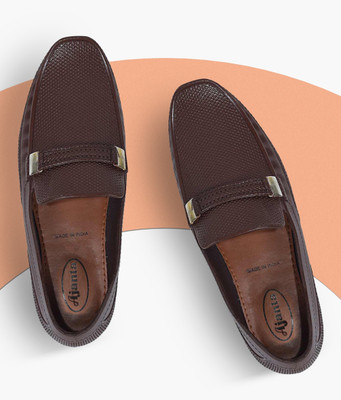 AJANTA Casual PVC Waterproof Loafers For Men(Brown , 10)