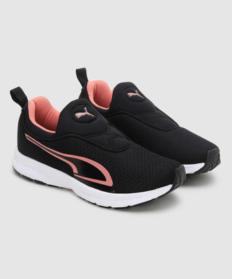 PUMA Swilla Wn's Slip ON Running Shoes For Women(Black , 6)