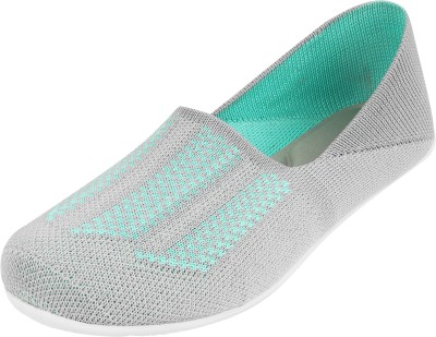 Walkway 36-33 Slip On Sneakers For Women(Green , 5)