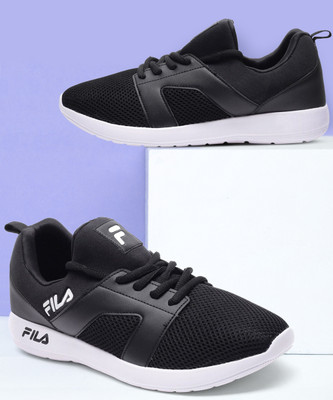 FILA Running Shoes For Men(Black , 9)