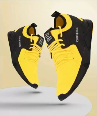HOTSTYLE Trendy & Stylish Sneakers For Men(Yellow)