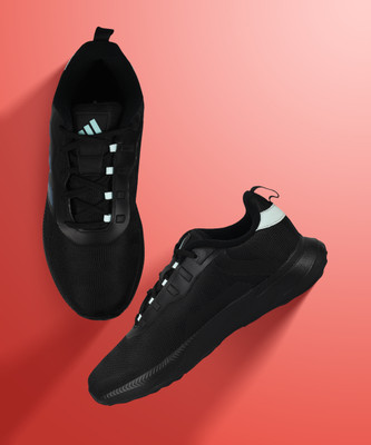 ADIDAS LIGHTRUN-WIN Running Shoes For Men(Black , 8)
