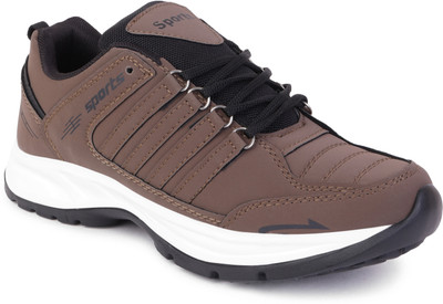 Cogs Premium Comfortable Lightweight Shoe for Daily Use Running Shoes For Men(Brown , 6)