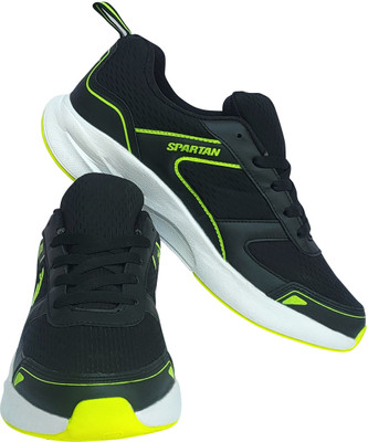 Spartan New JS 178 B 9 Running Shoes For Men(Black , 9)
