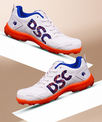 DSC DSC Beamer, Size: 10UK/11US/44EU, Improved Durability & Stability Cricket Shoes For Men(Orange , 10)