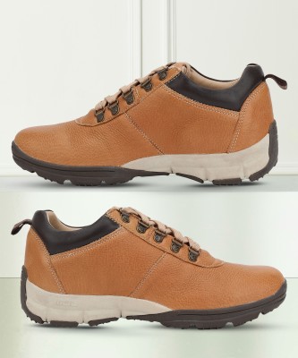 WOODLAND Leather Casuals For Men(Tan , 7 UK/India)