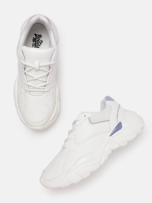 Roadster Sneakers For Women(White , 4)