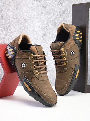 Shivansh Footwear Brown synthetic Boot Casuals For Men(Brown , 10)