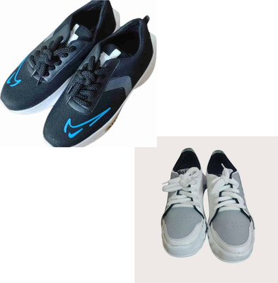 PABLO Casuals For Men(Blue, Grey , 6)