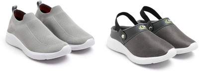 Face Stylish Sports Shoes for Men – Ideal for Running, Gym & Training Sneakers For Men(Grey, Grey , 6)