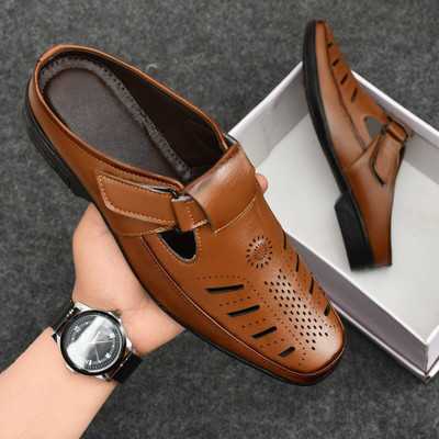 Frencho Formals for men Mocassin For Men(Tan , 8)