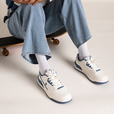 RED TAPE Lifestyle Shoes | Elegantly Rounded Front, Soothing Insole Sneakers For Men(White, Blue , 10)