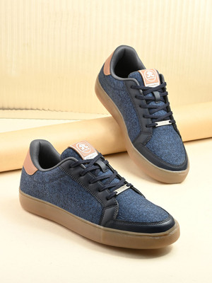 OFF LIMITS OXFORD Sneakers For Men(Blue, Brown , 6)