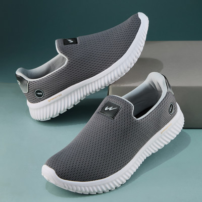 CAMPUS OXYFIT (N) Men's Casual Shoes | Memory Foam & PilloFoam Comfort | Slip-On Walking Shoes For Men(Grey , 9)