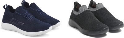 Face Stylish Sports Shoes for Men – Ideal for Running, Gym & Training Sneakers For Men(Black, Blue , 10)