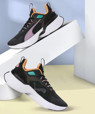 PUMA Softride Sway Running Shoes For Women(Black , 4)