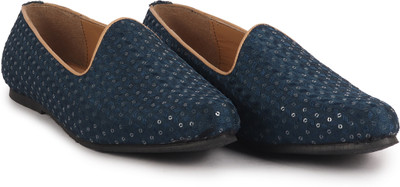 FAUSTO Boys Slip on Jutis(Blue)
